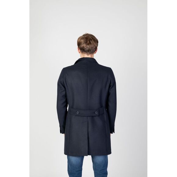 Mulish Classic Fit Overcoat Men Blue Coats - Picture 3 of 3